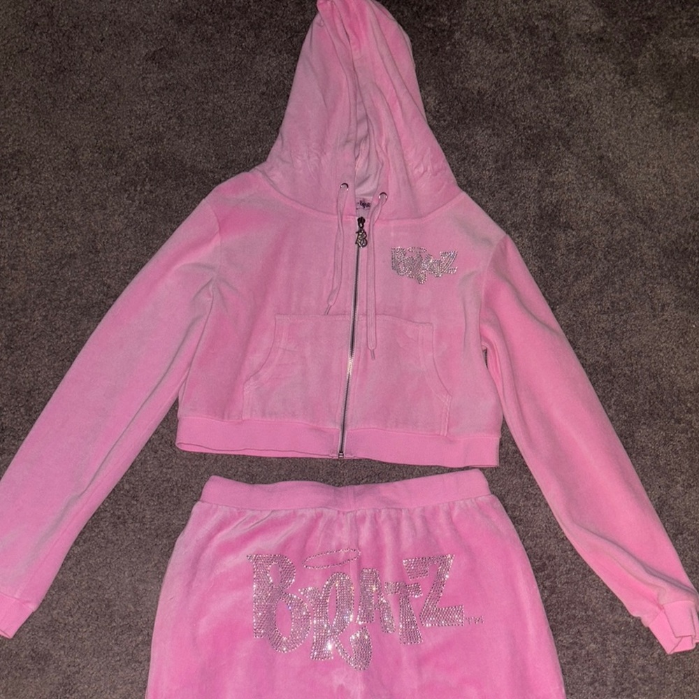 Bratz Pink velour tracksuit